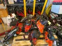 A Lot of Fire Rescue Saws