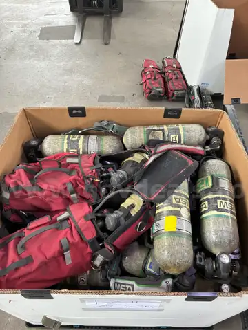 Lot of 25 MSA G1 SCBAs w/ 2 RIT Assemblies (Standard Configuration)