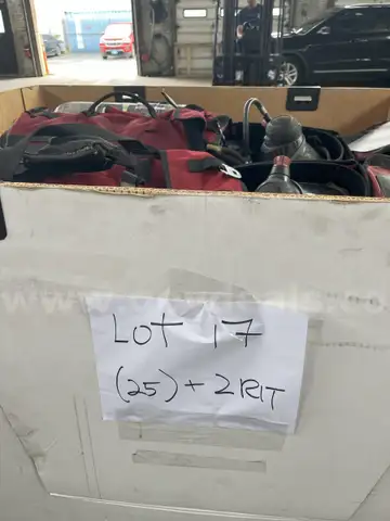 Lot of 25 MSA G1 SCBAs w/ 2 RIT Assemblies (Standard Configuration)