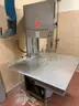 Biro/44SS Power band saw/meat saw with 135&#x22; Blade, Water jet system, Stationary Table