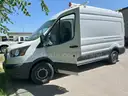 2015 Ford Transit 250 Van High Roof Equipped with ladder rack, conduit carrier, drawers and cabinets