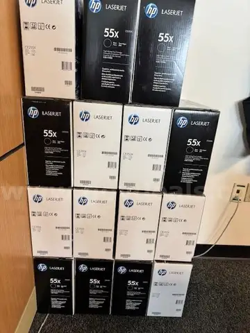 HP 55X LaserJet Cartridges New, Unopened