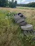 lot of new and used tires