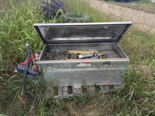 fuel tank-tool box combo