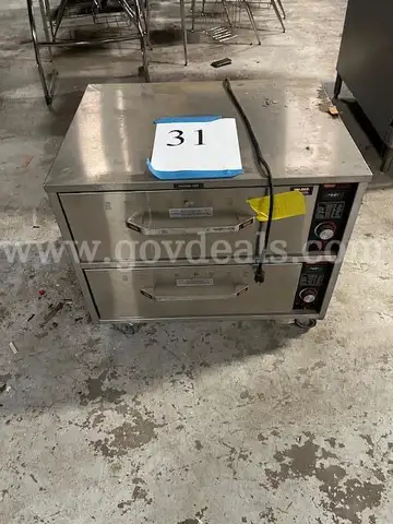 commercial warming drawer.