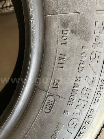 LT245/75R16 TAKE OFF TIRES X 3