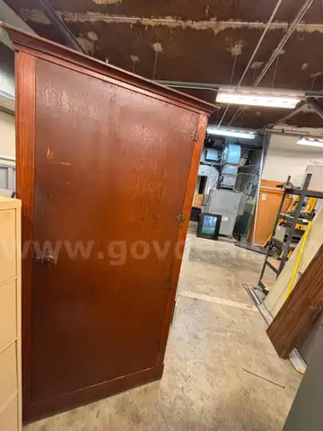 Large Wood Cabinet