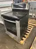 Black LG Slide-in Stove