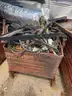 1 lot of scrap metal (bins that metal is in are not included)