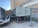 130- ton Aged Air Cooled Chiller- installed in TRANE Series “R”