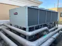 130- ton Aged Air Cooled Chiller- installed in TRANE Series “R”
