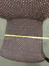 Lot of Purple Patterned Office Chairs