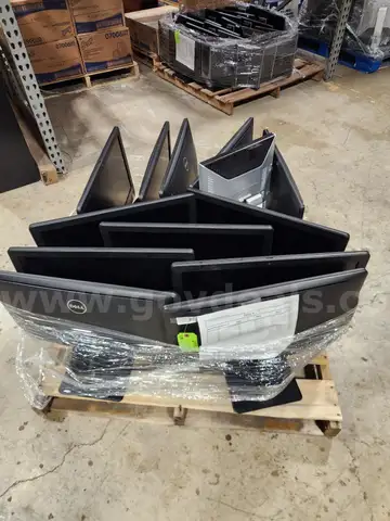 assorted used monitors inventory list in PDF below