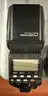 Minolta 35 MM Camera, External Flash, 4 Memory Cards and Case