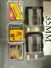 Minolta 35 MM Camera, External Flash, 4 Memory Cards and Case