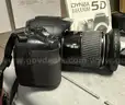 Minolta 35 MM Camera, External Flash, 4 Memory Cards and Case
