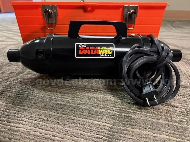 Metro Datavac Pro Evidence Vacuum with Attachments and Case