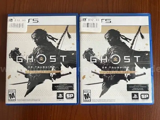 (2) PS5 Ghost of Tsushima Director's Cut video games