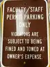 Parking Signs