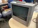 Sylvania TV with DVD and VHS and Table