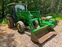 2004 John Deere 5420 Tractor with 541 Front Bucket Attachment