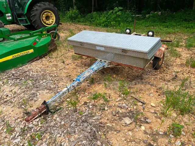 Custom made tool box trailer