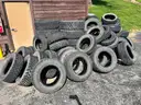 Lot of used tires
