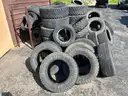 Lot of used tires