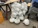 Lot of used artificial gourds to use for bird nesting
