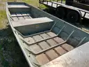 1985 Monark Aluminum Boat with Holsc Trailer