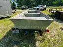 1985 Monark Aluminum Boat with Holsc Trailer
