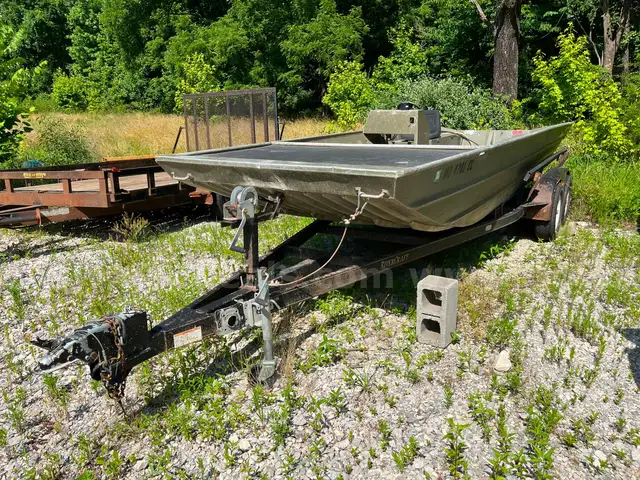 2009 Blazer Flat Bottom Boat with Trailer