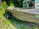 2009 Blazer Flat Bottom Boat with Trailer