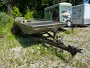 2009 Blazer Flat Bottom Boat with Trailer