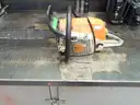 Husqvarna chainsaw with a Stihl chainsaw