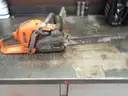Husqvarna chainsaw with a Stihl chainsaw