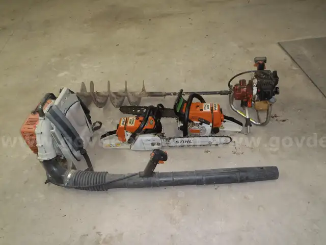 2 Stihl 026 Pro, Stihl BT106C and Stihl BR420C