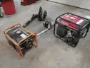 Assorted Gas powered tools, generators/backpack blower/ Chainsaw,