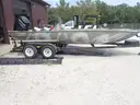 2006 8ft wide 20.6ft long Lowe Roughneck Boat