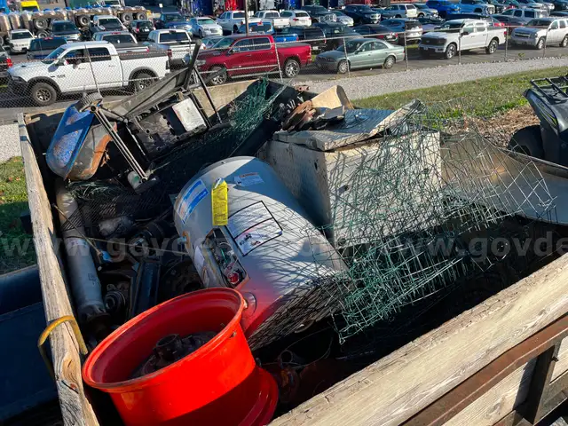 Large lot of scrap metal