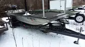Boat motor trailer