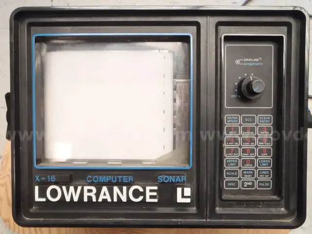 Lowrance x15 Computer sonar