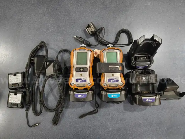 Lot of Multi-RAE meters and accessories