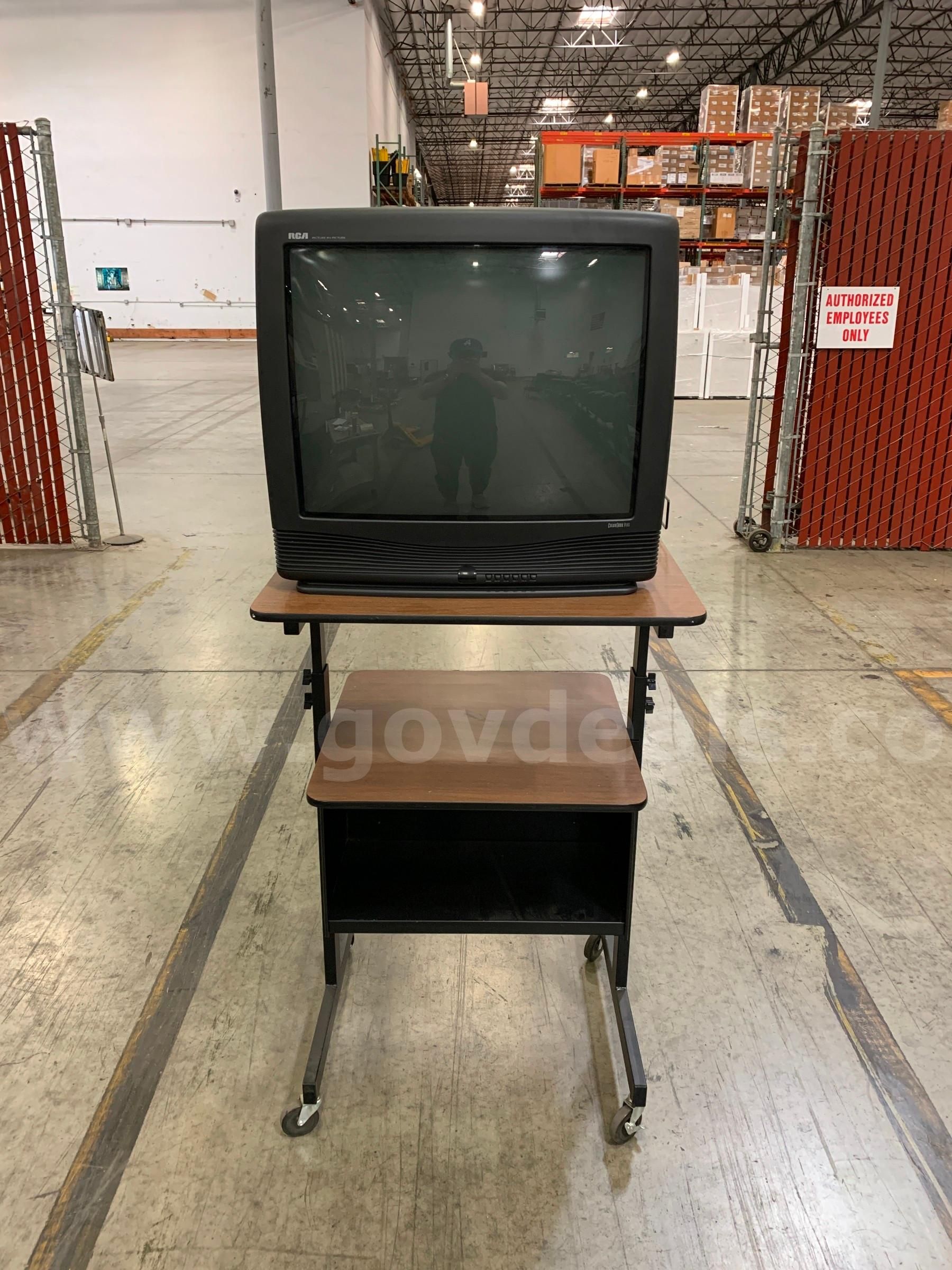 RCA ColorTrak Plus TV w/ Rolling Cart | GovDeals