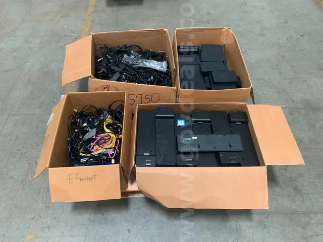 101 CISCO Meraki Z3&#x27;s, 60 HP UltraSlim Docking Stations, HP AC Adapters, and Ethernet Cables