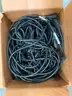 100 HP 65-Watt AC Adapters, 35 HP UltraSlim Docking Stations, CISCO Meraki Power Supply Cords, and Other Cables