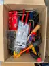 5 Boxes of Tools, 1 Box of Swiss Army Knives, and 1 Box of Butter Knives