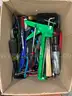 5 Boxes of Tools, 1 Box of Swiss Army Knives, and 1 Box of Butter Knives