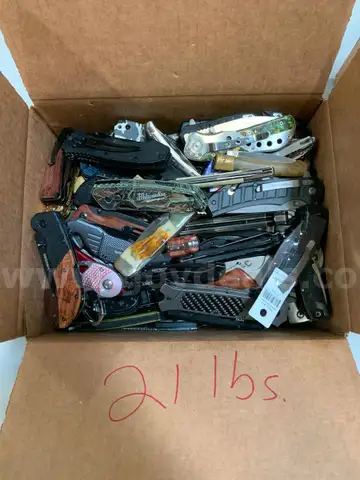 Box of Folding Knives