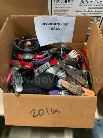 Box of Outdoor/Camping Items